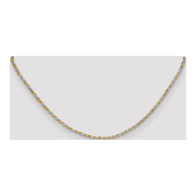Sterling Silver 2.5mm Diamond-Cut Rope Chain – view 4