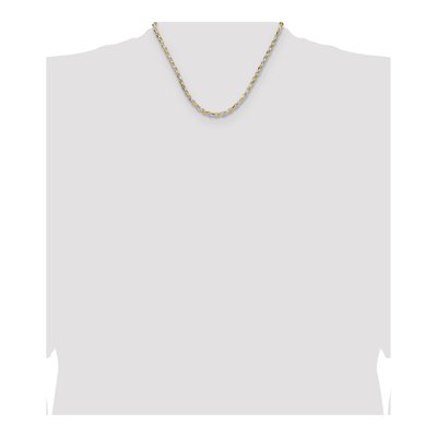 Sterling Silver 3.5mm Diamond-Cut Rope Chain – view 4