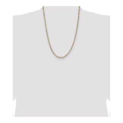 Sterling Silver 3.5mm Diamond-Cut Rope Chain – view 4