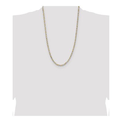 Sterling Silver 3.5mm Diamond-Cut Rope Chain – view 4