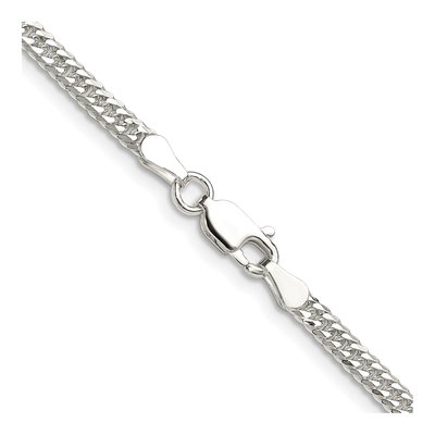 Sterling Silver 3mm Diamond-Cut Double Curb Chain – view 3