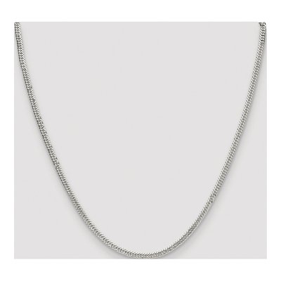 Sterling Silver 3mm Diamond-Cut Double Curb Chain – view 4