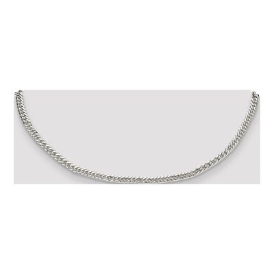 Sterling Silver 3.9mm Diamond-Cut Double Curb Chain – view 4