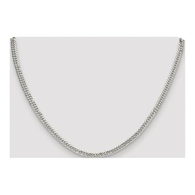 Sterling Silver 3.9mm Diamond-Cut Double Curb Chain – view 4