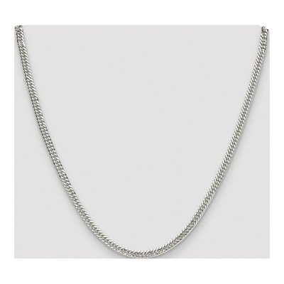 Sterling Silver 3.9mm Diamond-Cut Double Curb Chain – view 4