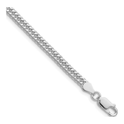 Sterling Silver 3.9mm Diamond-Cut Double Curb Chain