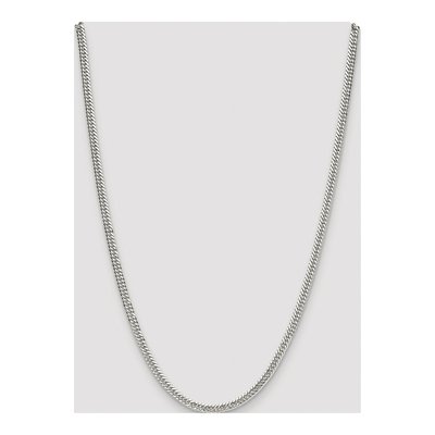 Sterling Silver 3.9mm Diamond-Cut Double Curb Chain – view 4