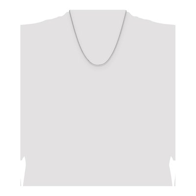 Sterling Silver 1.3mm Diamond-Cut Double Wheat Chain – view 4