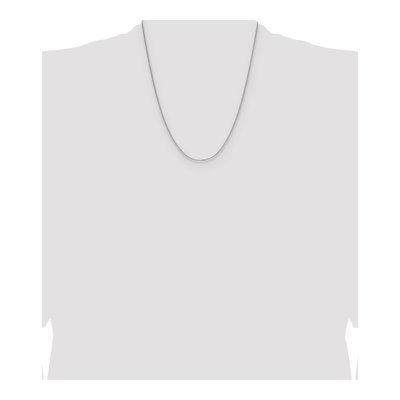 Sterling Silver 1.3mm Diamond-Cut Double Wheat Chain – view 4