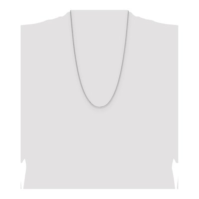 Sterling Silver 1.3mm Diamond-Cut Double Wheat Chain – view 4