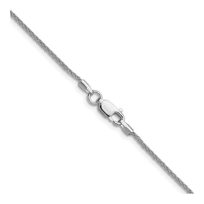 Sterling Silver 1.3mm Diamond-Cut Double Wheat Chain – view 3