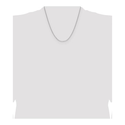 Sterling Silver 1.3mm Diamond-Cut Double Wheat Chain – view 4