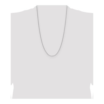 Sterling Silver 1.3mm Diamond-Cut Double Wheat Chain – view 4