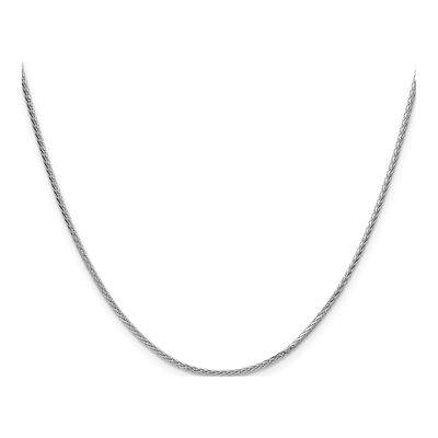 Sterling Silver 1.45mm Diamond-Cut Double Wheat Chain – view 2