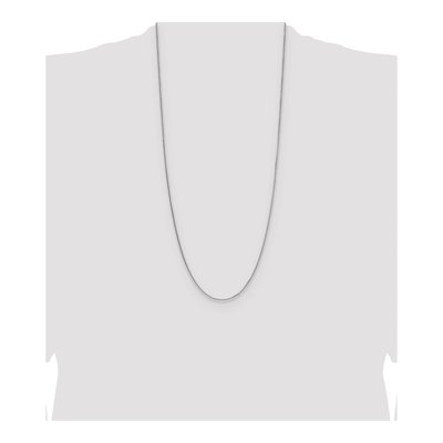 Sterling Silver 1.45mm Diamond-Cut Double Wheat Chain – view 4