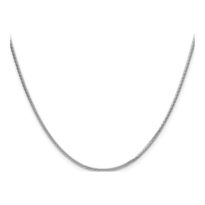 Sterling Silver 1.45mm Diamond-Cut Double Wheat Chain – view 2