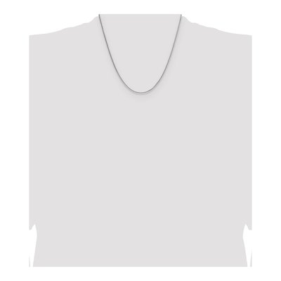 Sterling Silver 1.45mm Diamond-Cut Double Wheat Chain – view 4