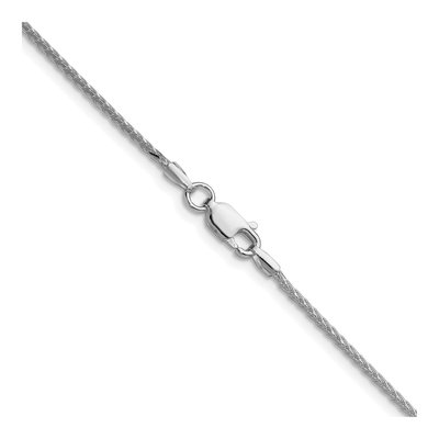 Sterling Silver 1.45mm Diamond-Cut Double Wheat Chain – view 3