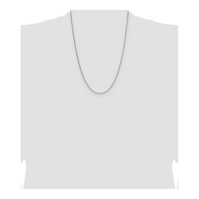 Sterling Silver 1.45mm Diamond-Cut Double Wheat Chain – view 4