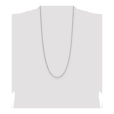 Sterling Silver 1.45mm Diamond-Cut Double Wheat Chain – view 4