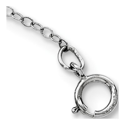Sterling Silver Sapphire Cross Necklace – view 4