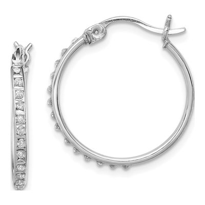 Sterling Silver 20mm Hoop Earrings