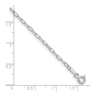 Sterling Silver 2mm Diamond-Cut Forzantine Chain Bracelet – view 2