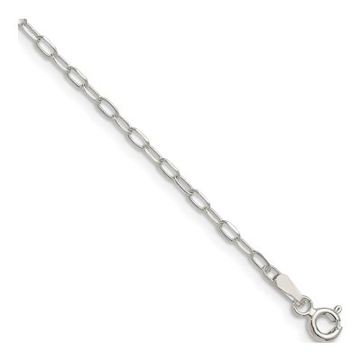 Sterling Silver 2mm Diamond-Cut Forzantine Chain Bracelet