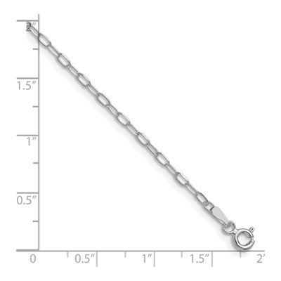 Sterling Silver 2mm Diamond-Cut Forzantine Chain Bracelet – view 2
