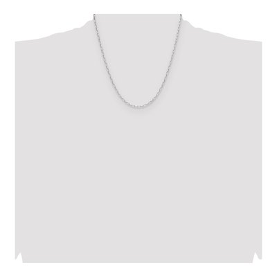 Sterling Silver 2.15mm Diamond-Cut Forzantine Chain – view 4