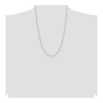 Sterling Silver 2.15mm Diamond-Cut Forzantine Chain – view 4