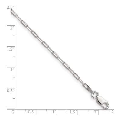 Sterling Silver 2.15mm Diamond-Cut Forzantine Chain Bracelet – view 2