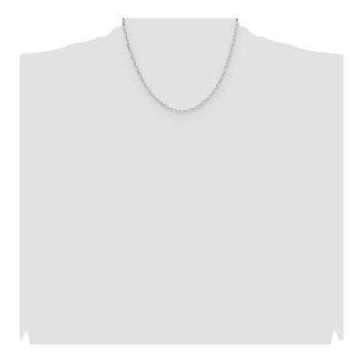 Sterling Silver 2.15mm Diamond-Cut Forzantine Chain – view 4