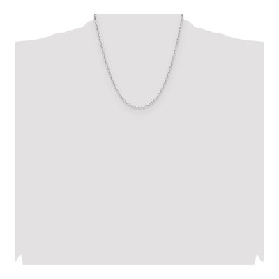 Sterling Silver 2.15mm Diamond-Cut Forzantine Chain – view 4