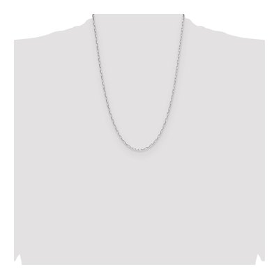 Sterling Silver 2.15mm Diamond-Cut Forzantine Chain – view 4