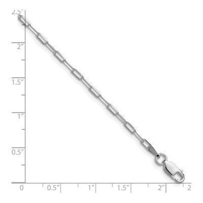 Sterling Silver 2.15mm Diamond-Cut Forzantine Chain Bracelet – view 2