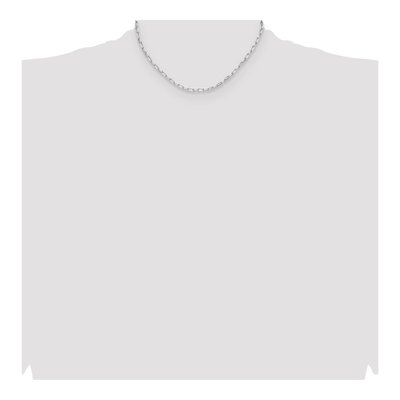 Sterling Silver 3.15mm Diamond-Cut Forzantine Chain – view 4