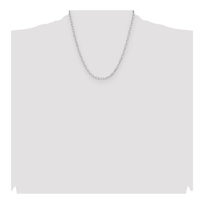 Sterling Silver 3.15mm Diamond-Cut Forzantine Chain – view 4