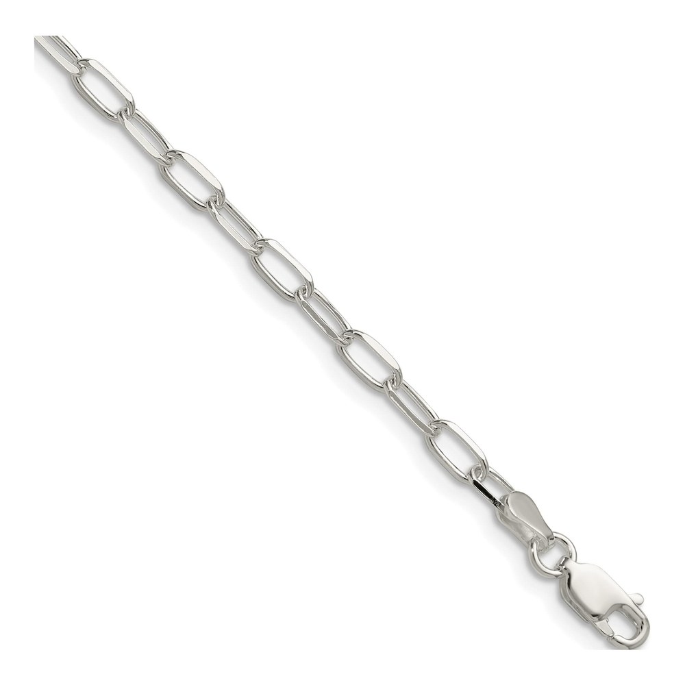 24 Inch Sterling Silver 3.15mm Diamond-Cut Forzantine Chain Necklace with Lobster Clasp