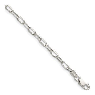 Sterling Silver 3.15mm Diamond-Cut Forzantine Chain Bracelet