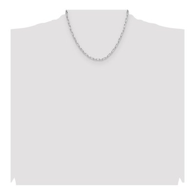 Sterling Silver 3.85mm Diamond-Cut Forzantine Chain – view 4