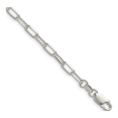 Sterling Silver 3.85mm Diamond-Cut Forzantine Chain