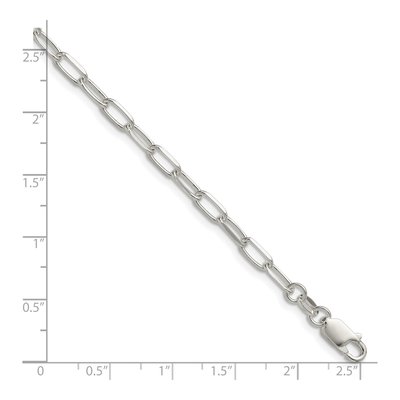 Sterling Silver 3.85mm Diamond-Cut Forzantine Chain Bracelet – view 2