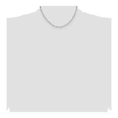 Sterling Silver 3.85mm Diamond-Cut Forzantine Chain – view 4