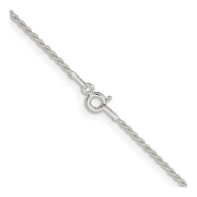 Sterling Silver 1.3mm Rope Chain – view 3