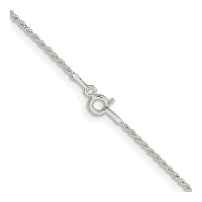 Sterling Silver 1.3mm Rope Chain – view 3