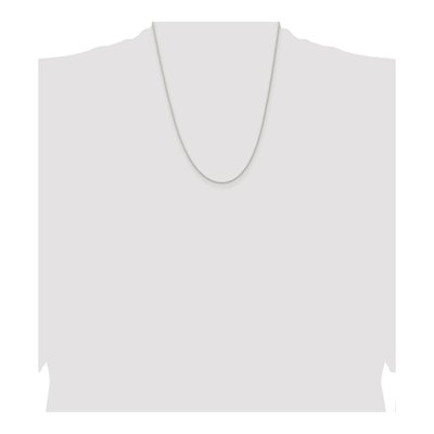 Sterling Silver 1.3mm Rope Chain – view 4