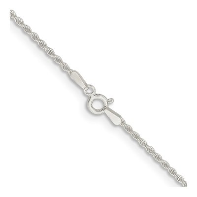 Sterling Silver 1.5mm Rope Chain – view 3