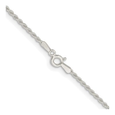 Sterling Silver 1.5mm Rope Chain – view 3