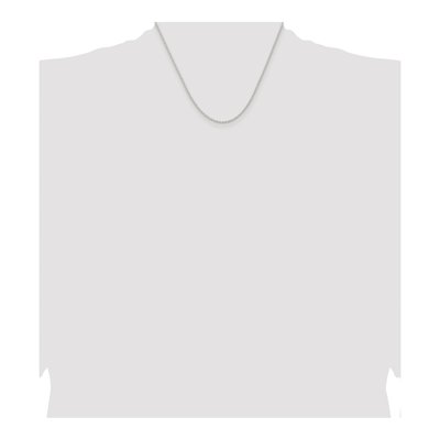 Sterling Silver 1.5mm Rope Chain – view 4
